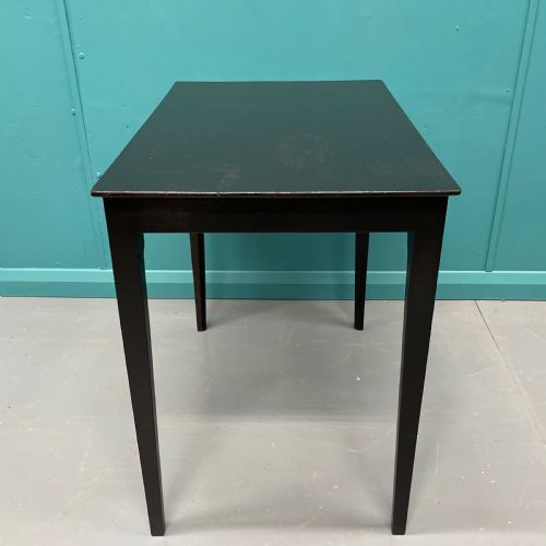 EBONISED GEORGIAN TAPER LEG SIDE TABLE - ADDITIONAL PHOTO 2