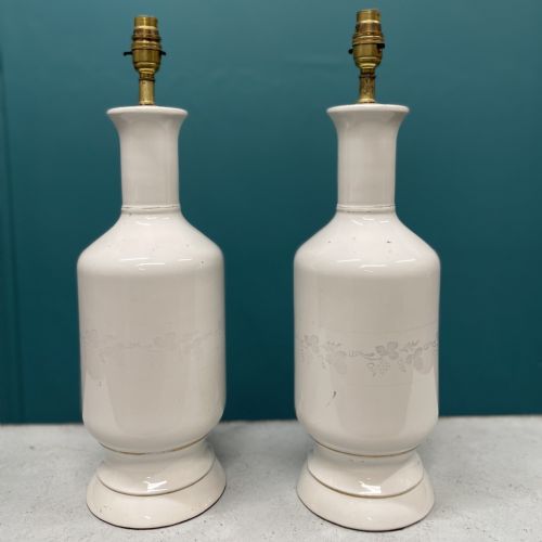 PAIR OF CERAMIC LAMPS - ADDITIONAL PHOTO 4