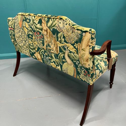 GEORGIAN OCCASIONAL SOFA WINDOW SEAT - ADDITIONAL PHOTO 2
