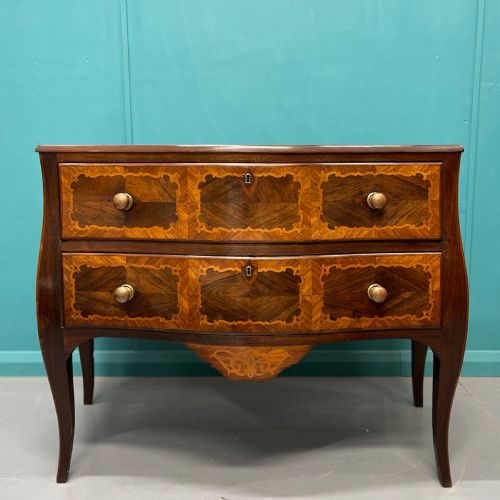 ITALIAN MARQUETRY COMMODE CHEST OF DRAWERS - ADDITIONAL PHOTO 1
