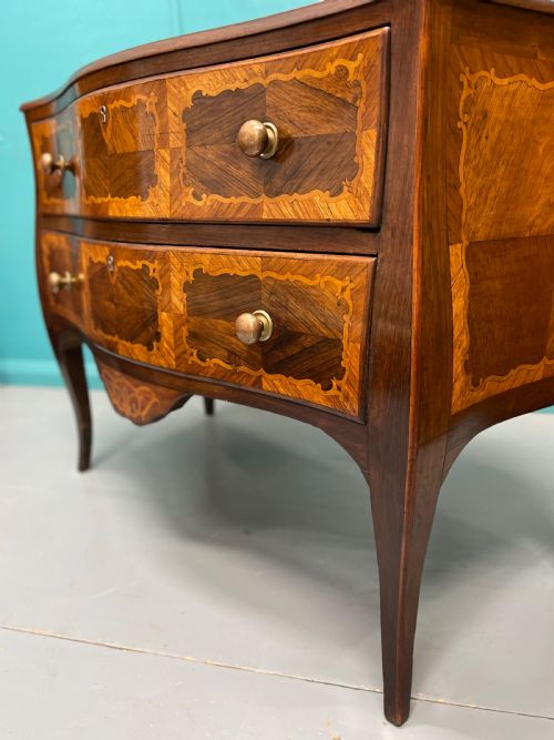 ITALIAN MARQUETRY COMMODE CHEST OF DRAWERS - ADDITIONAL PHOTO 9