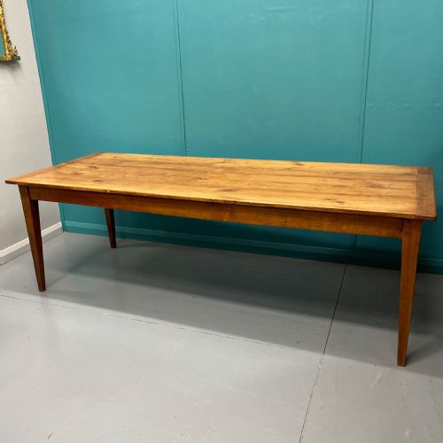 LARGE 19TH CENTURY FRENCH FARMHOUSE TABLE - ADDITIONAL PHOTO 2