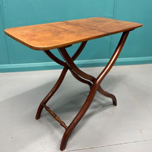 MID 19TH CENTURY FOLDING COACHING TABLE - ADDITIONAL PHOTO 3