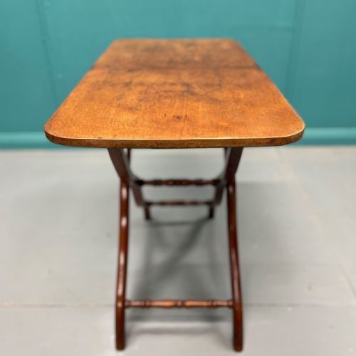 MID 19TH CENTURY FOLDING COACHING TABLE - ADDITIONAL PHOTO 4