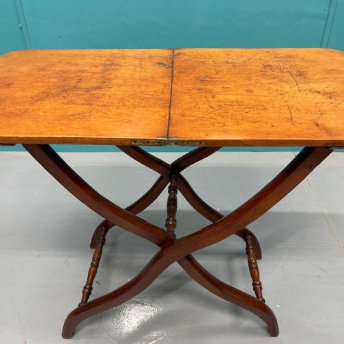 MID 19TH CENTURY FOLDING COACHING TABLE - ADDITIONAL PHOTO 7
