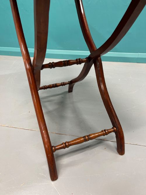MID 19TH CENTURY FOLDING COACHING TABLE - ADDITIONAL PHOTO 5