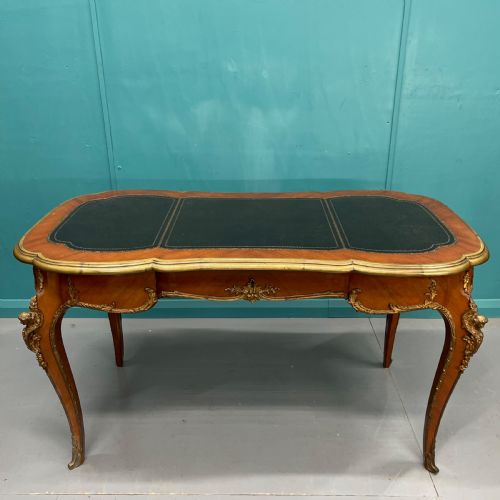 french bureau plat freestanding partners desk - CATEGORY: ANTIQUE DESKS - DATED 1900