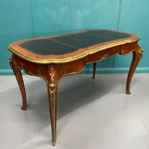 FRENCH BUREAU PLAT FREESTANDING PARTNERS DESK - ADDITIONAL PHOTO 2