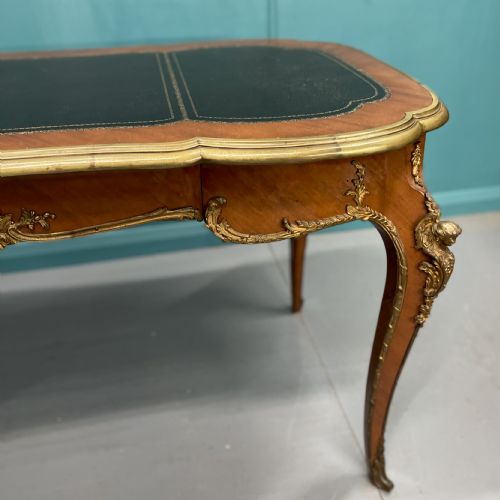 FRENCH BUREAU PLAT FREESTANDING PARTNERS DESK - ADDITIONAL PHOTO 4