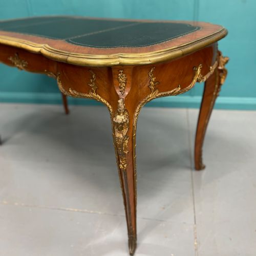 FRENCH BUREAU PLAT FREESTANDING PARTNERS DESK - ADDITIONAL PHOTO 5