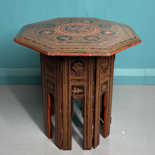anglo indian folding side table inc pp - CATEGORY: ANTIQUE TABLES - DATED 1900