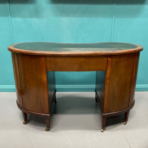 19TH CENTURY FREESTANDING KIDNEY DESK - ADDITIONAL PHOTO 5