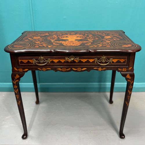 18TH CENTURY DUTCH MARQUETRY SIDE TABLE - ADDITIONAL PHOTO 2