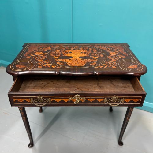 18TH CENTURY DUTCH MARQUETRY SIDE TABLE - ADDITIONAL PHOTO 4