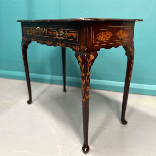 18TH CENTURY DUTCH MARQUETRY SIDE TABLE - ADDITIONAL PHOTO 10