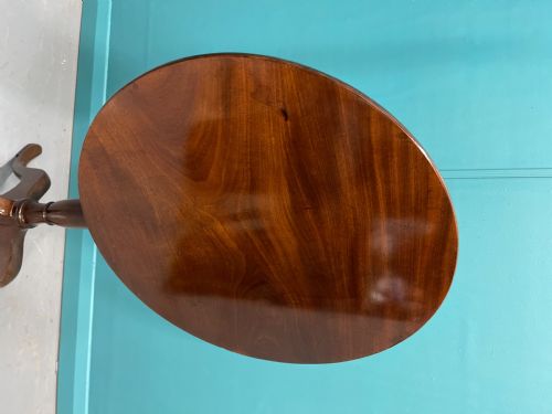 GEORGIAN MAHOGANY ROUND TILT TOP PEDESTAL TABLE - ADDITIONAL PHOTO 4