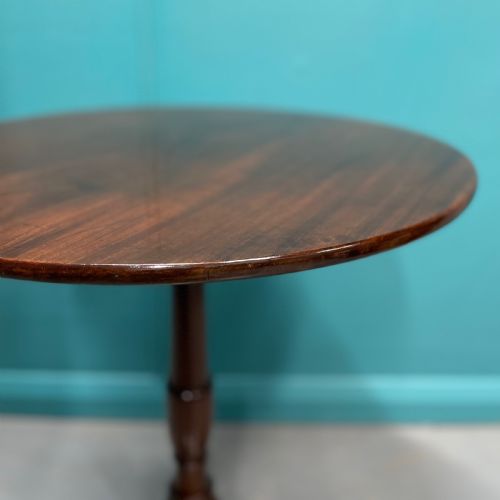 GEORGIAN MAHOGANY ROUND TILT TOP PEDESTAL TABLE - ADDITIONAL PHOTO 8