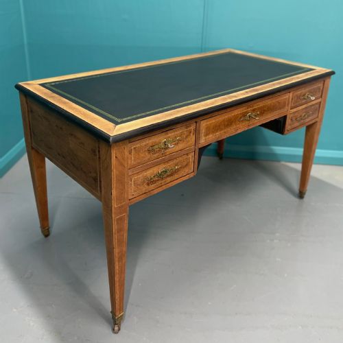 FRENCH 19TH CENTURY INLAID BLEACHED DESK - ADDITIONAL PHOTO 1