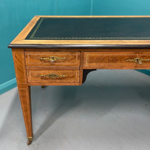 FRENCH 19TH CENTURY INLAID BLEACHED DESK - ADDITIONAL PHOTO 2