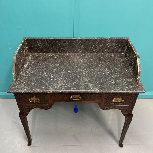 MARBLE TOP DRESSING TABLE BY EDWARDS ROBERTS - ADDITIONAL PHOTO 7