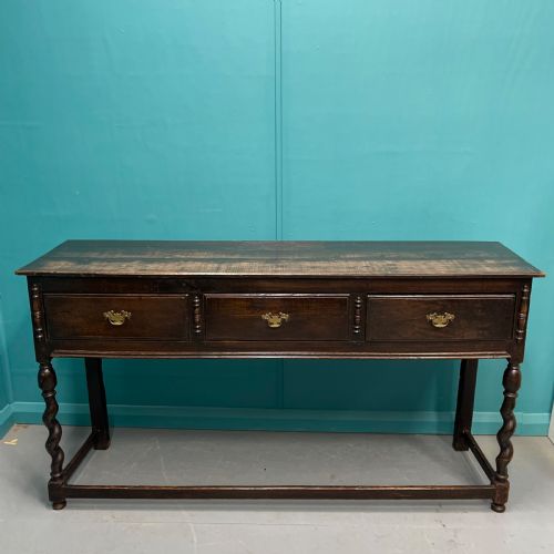 19th century oak dresser base - CATEGORY: ANTIQUE SIDEBOARDS - DATED 19TH CENTURY
