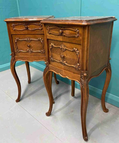 PAIR OF 19TH CENTURY BEDSIDE CABINETS - ADDITIONAL PHOTO 5