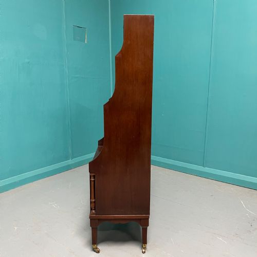 SLIM REGENCY STYLE WATERFALL BOOKCASE - ADDITIONAL PHOTO 4