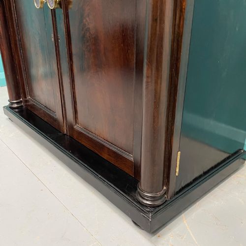 LATE REGENCY MARBLE TOP CHIFFONIER CABINET - ADDITIONAL PHOTO 2