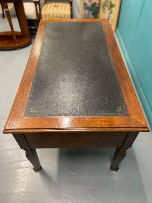 FRENCH EMPIRE PARTNERS DESK WITH MATCHING CHAIR - ADDITIONAL PHOTO 11