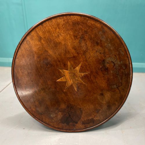 REGENCY INLAID TRIPOD WINE TABLE - ADDITIONAL PHOTO 1