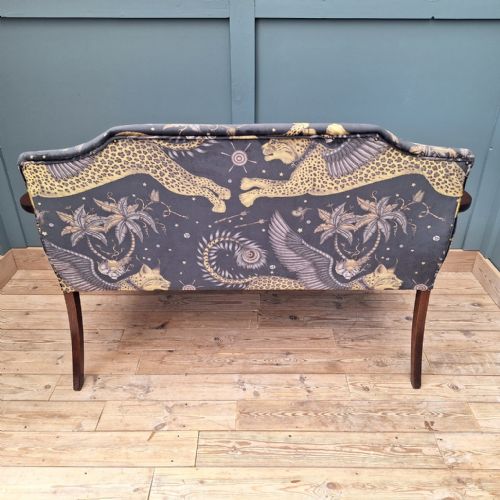 19TH CENTURY WINDOW SEAT IN EMMA SHIPLEY LYNX VELVET - ADDITIONAL PHOTO 2