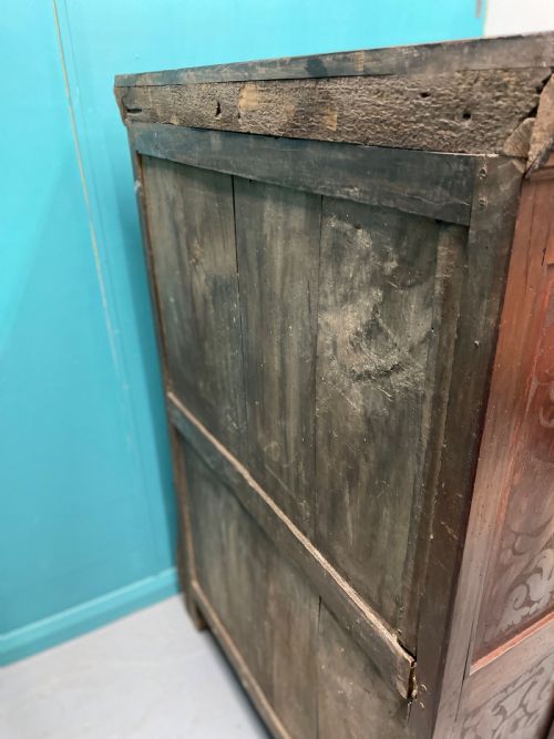 19TH CENTURY DUTCH COLONIAL 7 DRAWER TALL CHEST - ADDITIONAL PHOTO 12