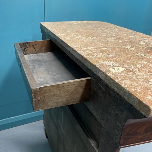 19TH CENTURY FRENCH MIRROR BACK CONSOLE TABLE - ADDITIONAL PHOTO 8