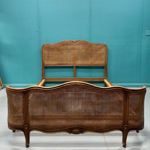 FRENCH KINGSIZE 5 CANE BED WITH SUPPORTING BASE INC - ADDITIONAL PHOTO 8