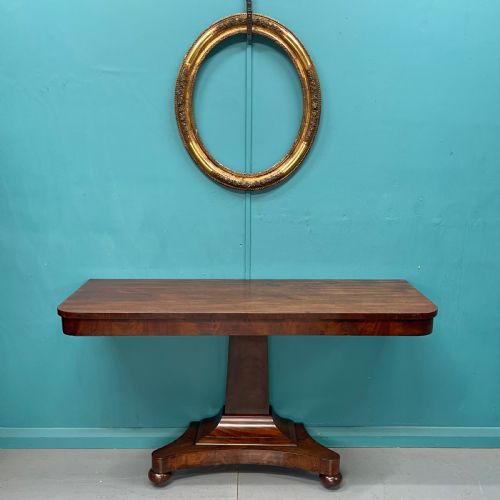 LARGE PAIR OF WILLIAM IV MAHOGANY CONSOLE TABLES - ADDITIONAL PHOTO 2