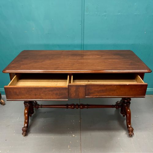 WILLIAM IV MAHOGANY SOFA TABLE - ADDITIONAL PHOTO 2