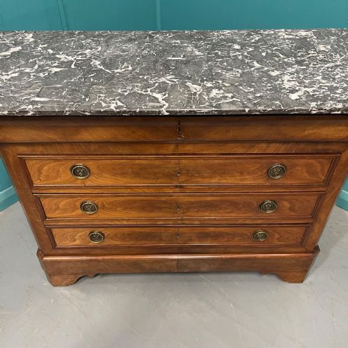 FRENCH 19TH CENTURY FRUITWOOD COMMODE - ADDITIONAL PHOTO 2