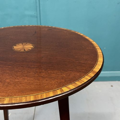 SHERATON REVIVAL INLAID SIDE TABLE - ADDITIONAL PHOTO 3