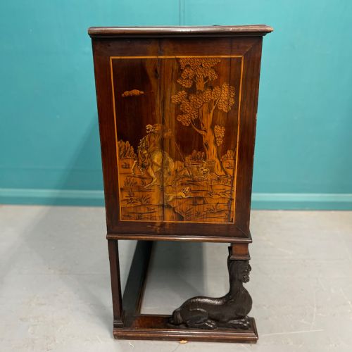 19TH CENTURY ITALIAN MARQUETRY CHEST - ADDITIONAL PHOTO 5