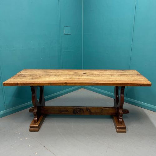 french oak farmhouse or tavern table - CATEGORY: ANTIQUE TABLES - DATED 1900