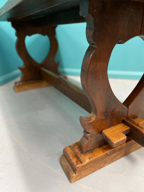FRENCH OAK FARMHOUSE OR TAVERN TABLE - ADDITIONAL PHOTO 6