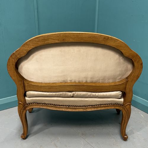 FRENCH BUTTONED PETIT CANAPE WINDOW SEAT - ADDITIONAL PHOTO 4