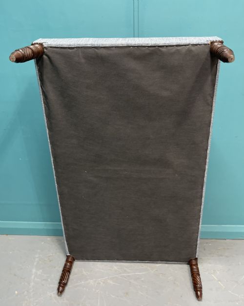 LARGE NEWLY UPHOLSTERED CENTRE FOOTSTOOL - ADDITIONAL PHOTO 9