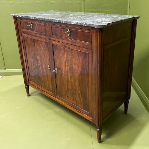 19TH CENTURY FRENCH MARBLE TOP BUFFET SERVER - ADDITIONAL PHOTO 7