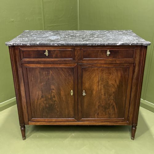 19TH CENTURY FRENCH MARBLE TOP BUFFET SERVER - ADDITIONAL PHOTO 10