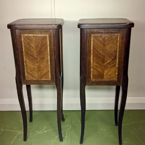 PAIR OF PETIT FRENCH SIDE TABLES - ADDITIONAL PHOTO 3