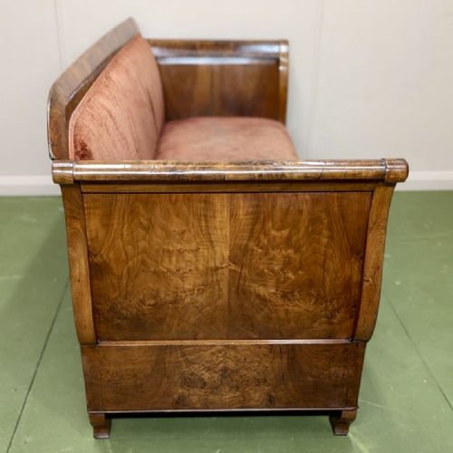 FRENCH 19TH CENTURY SCROLL END SOFA - ADDITIONAL PHOTO 2