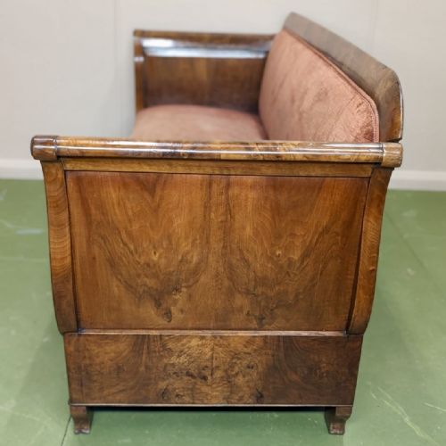 FRENCH 19TH CENTURY SCROLL END SOFA - ADDITIONAL PHOTO 3