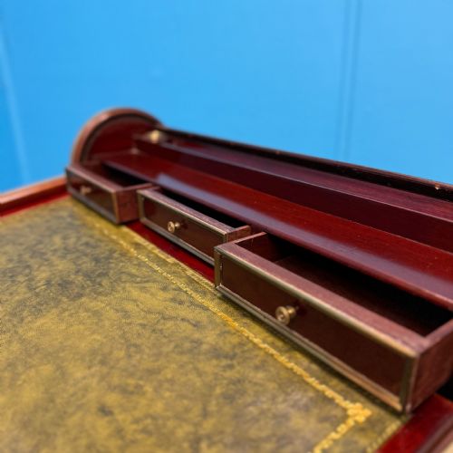 TAMBOUR WRITING TABLE BY JAMES SHOOLBRED OF LONDON - ADDITIONAL PHOTO 9