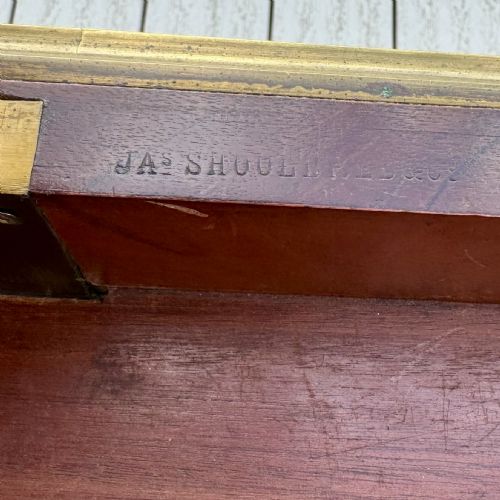 TAMBOUR WRITING TABLE BY JAMES SHOOLBRED OF LONDON - ADDITIONAL PHOTO 10